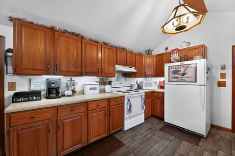 Indoors, Kitchen, Appliance, Refrigerator, Hardwood