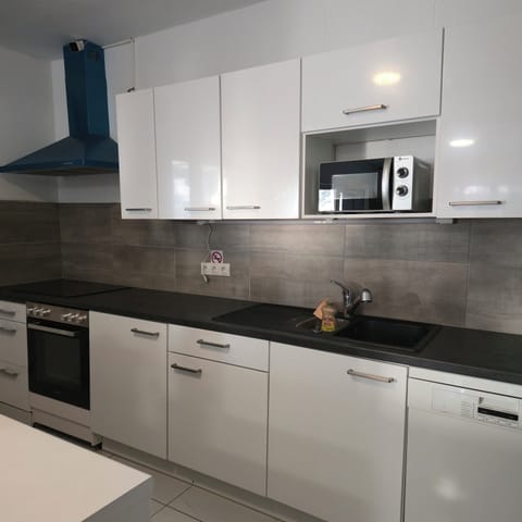 Oven, stovetop, dishwasher, toaster