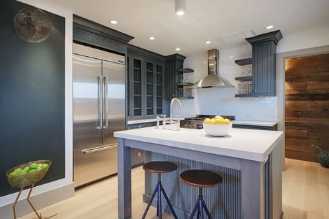 Guest house kitchen.