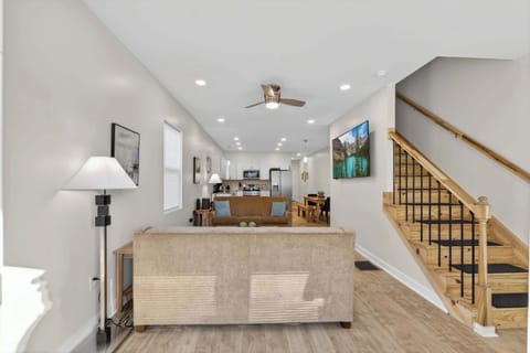View of Living Room with Two Pull-Out Sofa Beds!