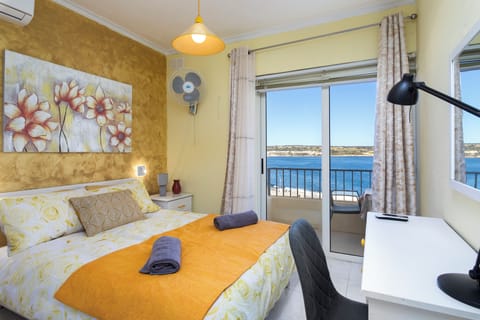 Apartment, Sea View | Blackout drapes, iron/ironing board, free WiFi