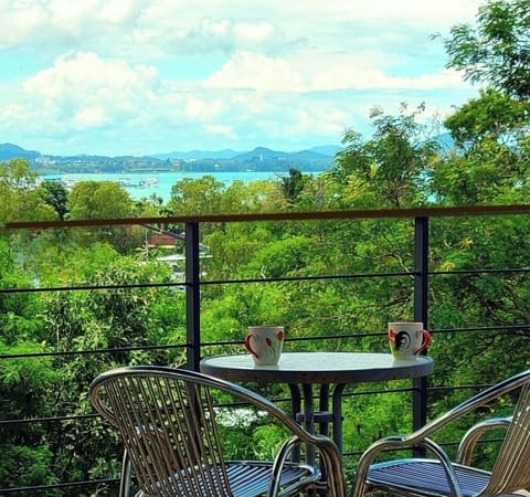 View from the balcony 