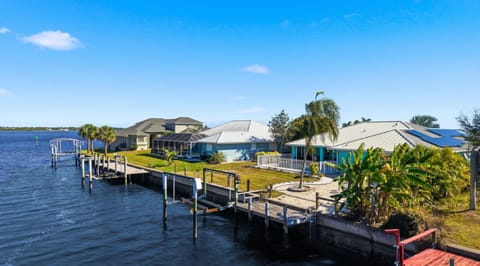 Backyard | Private Dock | Canal Frontage & Waterfront Access