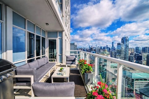 Presidential Penthouse, 3 Bedrooms, City View | Balcony view