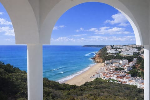 View from the Living to Salema Beach and all the way to Sagres Fortress