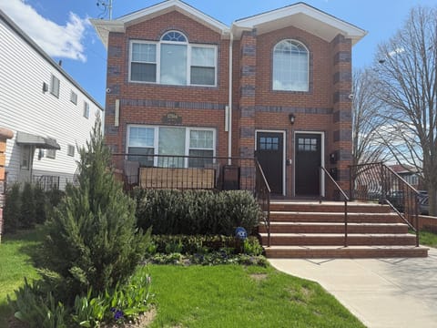 Front of House with Garden view and 360 Degree Security Cameras Around Premises