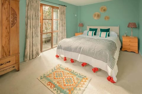 Your beautiful bedroom with kingsize bed complete with super comfy memory foam mattress. 