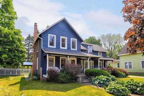 The "Darling Duplex" has two separate two story two bedroom apartments.