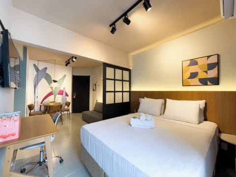 Studio | Blackout drapes, iron/ironing board, free WiFi