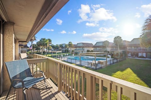 Community Pool from Private Balcony