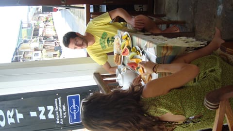 Couples dining