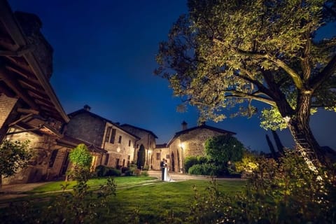 Front of property - evening/night