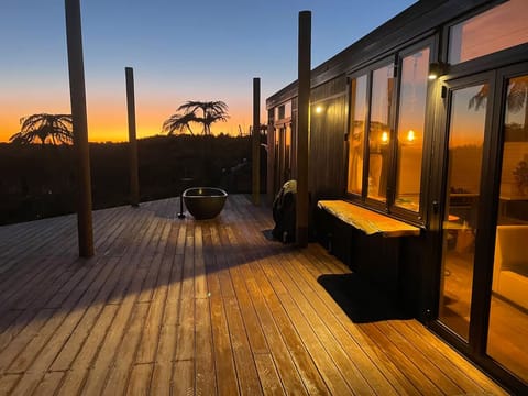 Tui Lodge at sunrise
