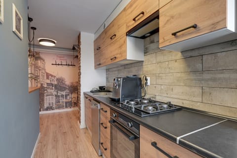 Comfort Apartment | Private kitchen | Cookware/dishes/utensils