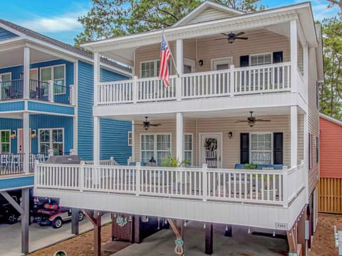 Spacious double-deck porch perfect for relaxing evenings