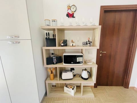 Microwave, Toaster, Kettle