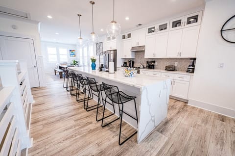 Open floor plan kitchen