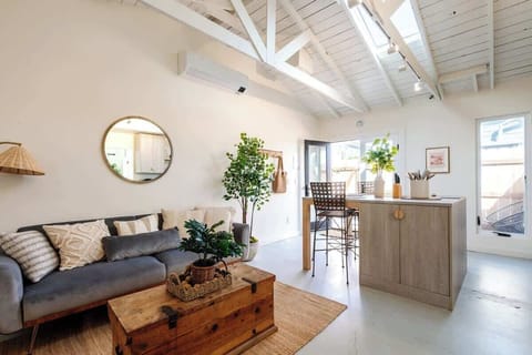 We are in the second living room in the charming cottage.