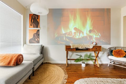 Projector provided instead of television