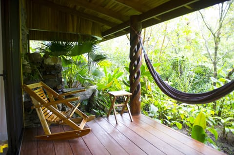 Standard Bungalow, 1 Double Bed, Jetted Tub, Mountain View | Terrace/patio