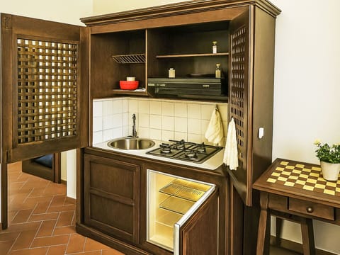 Wood, Furniture, Flooring, Interior Design, Cabinetry, Floor, Kitchen, Room, Wood Stain, Kitchen Appliance