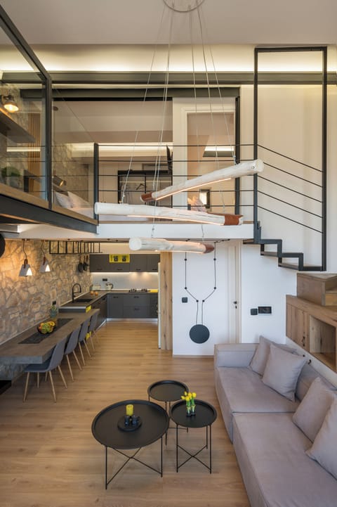 House, Sea View | Living area | 65-inch Smart TV with satellite channels, video-game console, Netflix