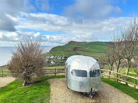 Park up to sweeping Jurassic Coast and rolling hillside views.