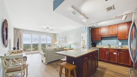 Walk into your kitchen space with island and breakfast bar at your disposal
