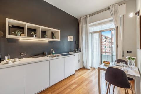Kitchen and dining area