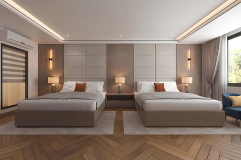 Superior Double Room, Mountain View | Egyptian cotton sheets, premium bedding, down comforters