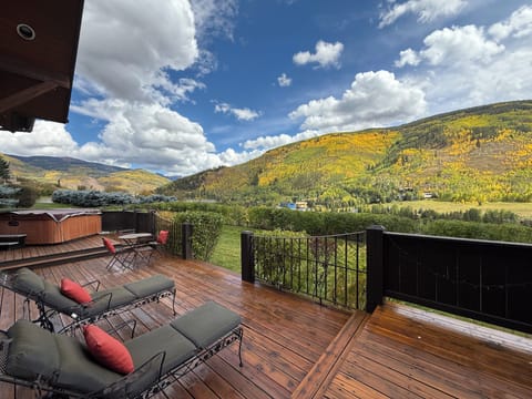Expansive views from the backyard & deck