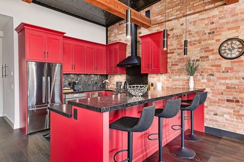 Welcome to The Carmichael! This bright, open kitchen is fully equipped and ready for anything from slow mornings to dinner in after a day exploring Collingwood.
