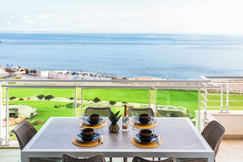 Basic Double Room, Balcony, Sea View | Outdoor dining