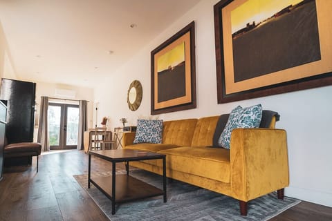 Living Room - Couch folds to full-size futon