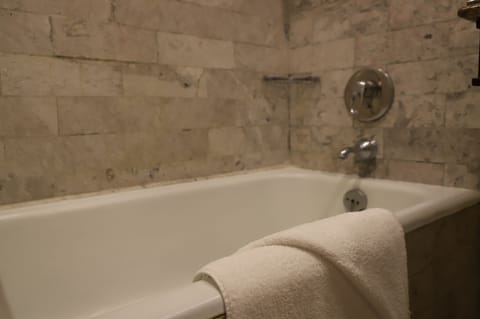 Superior Double Garden View All Inclusive | Bathroom | Combined shower/tub, hair dryer, towels, soap