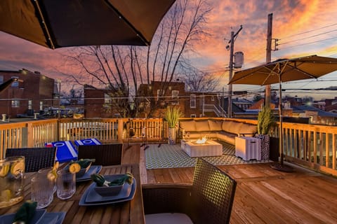 The ultimate rooftop hangout spot: From morning coffee to late-night fireside chats, our outdoor terrace is built for relaxation.