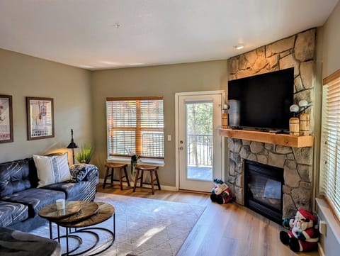 Hang out in the cozy living room equipped with a large Smart TV