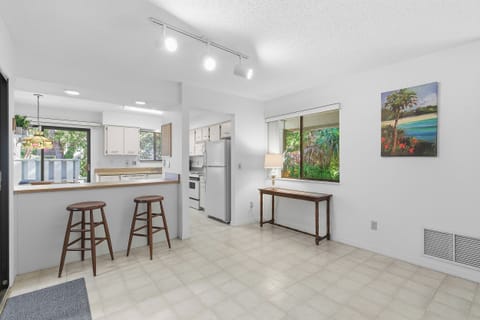 Head into the kitchen