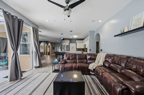 The ultimate hangout zone! Movie nights, board games, or just soaking up the cozy atmosphere—this living room has your name written all over it.