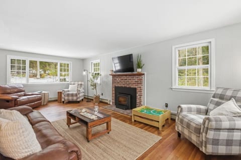 Cozy living room with plenty of natural light
