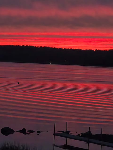 Hermon Pond sunset