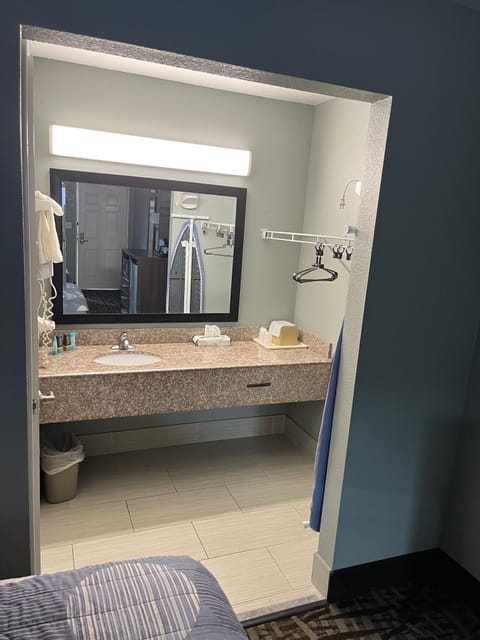 Desk, iron/ironing board, free WiFi, bed sheets