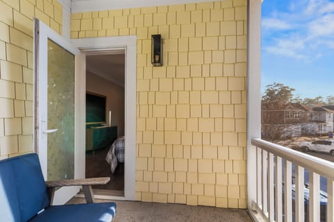 private enclosed balcony 2nd floor attached to Master Bedroom