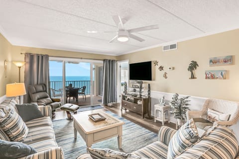 Condo, Multiple Beds, Pool Access, Ocean View (Amelia South Condo E7) | Living area