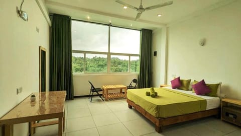 Standard Double Room, Patio, Mountain View | In-room safe, desk, laptop workspace, blackout drapes