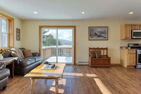 Sundrenched living space.