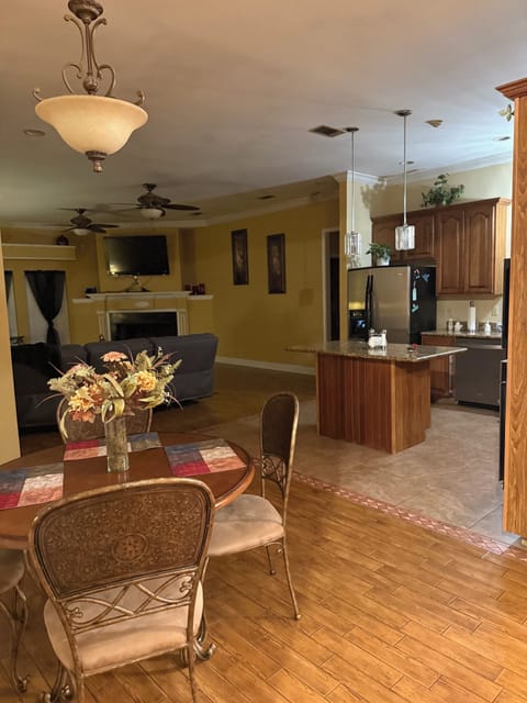 View from formal living room