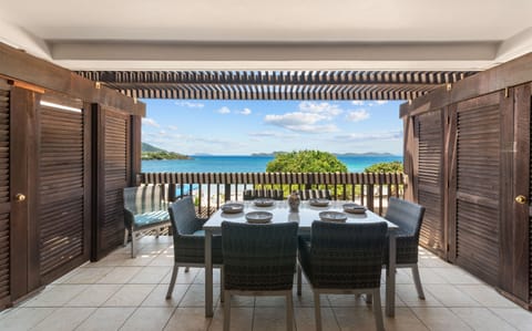 Your breakfast, lunch and dinner spot!!  It's the perfect place to enjoy the breeze and the view.