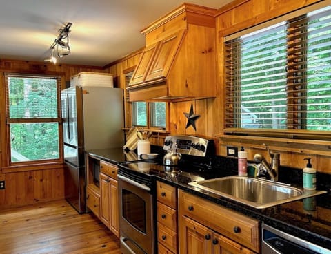 Galley kitchen at Sweetwater