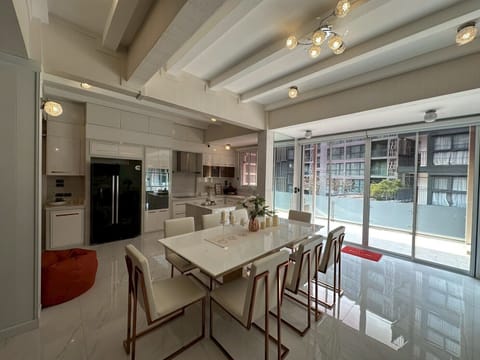 Luxury Villa, Balcony | Private kitchen | Electric kettle, dining tables